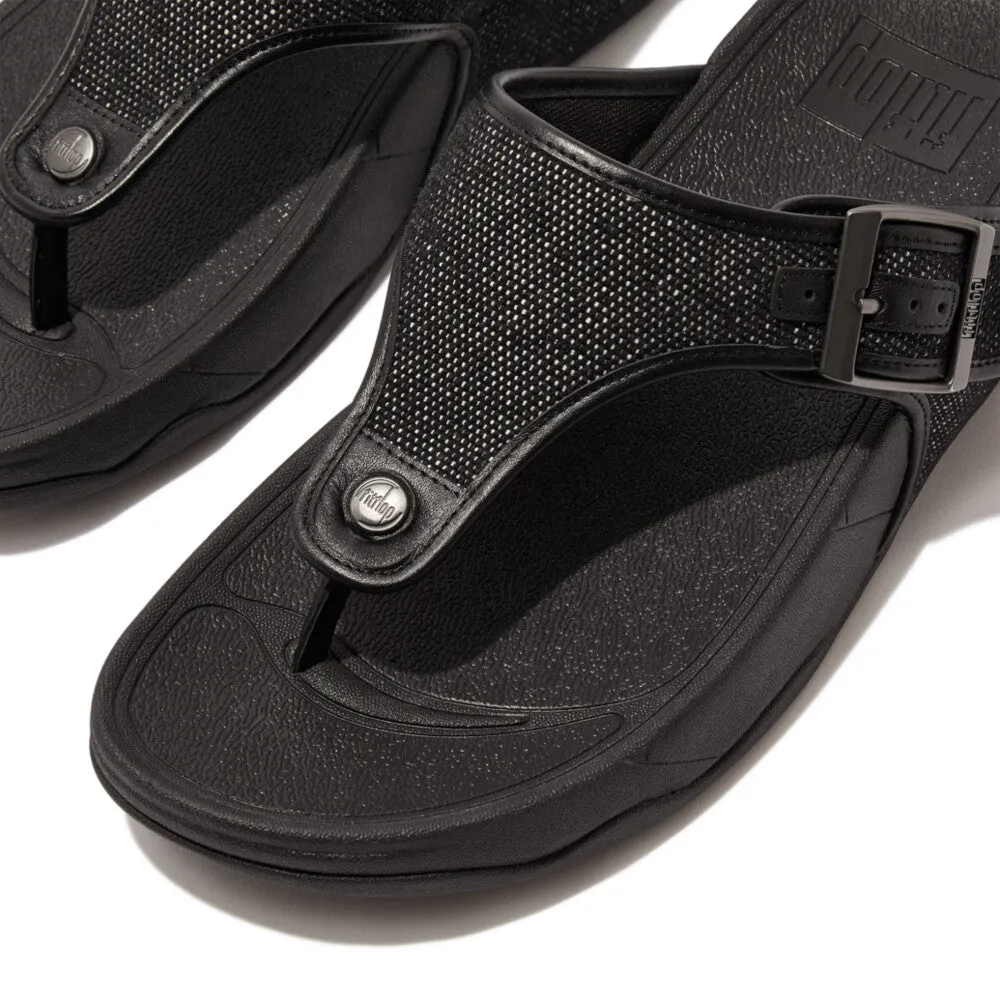 รองเท้าแตะแบบหูหนีบ ผู้ชาย รุ่น TRAKK II MENS BUCKLE TWO-TONE CANVAS TOE-POST SANDALS