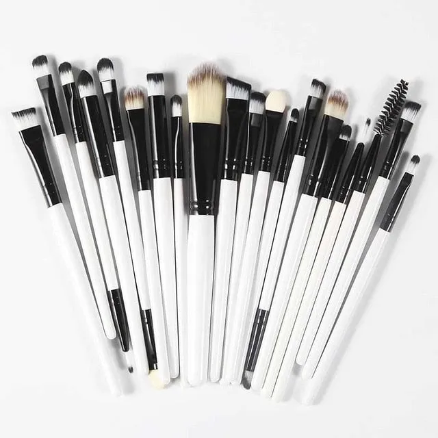 20 Pcs Soft Professional Makeup Brushes Set