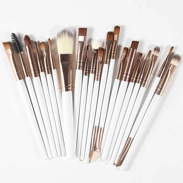 20 Pcs Soft Professional Makeup Brushes Set