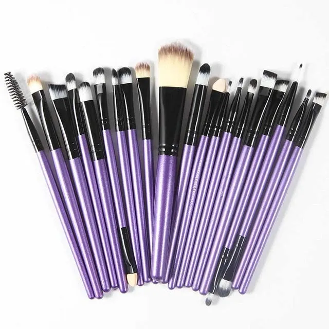 20 Pcs Soft Professional Makeup Brushes Set