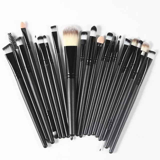 20 Pcs Soft Professional Makeup Brushes Set