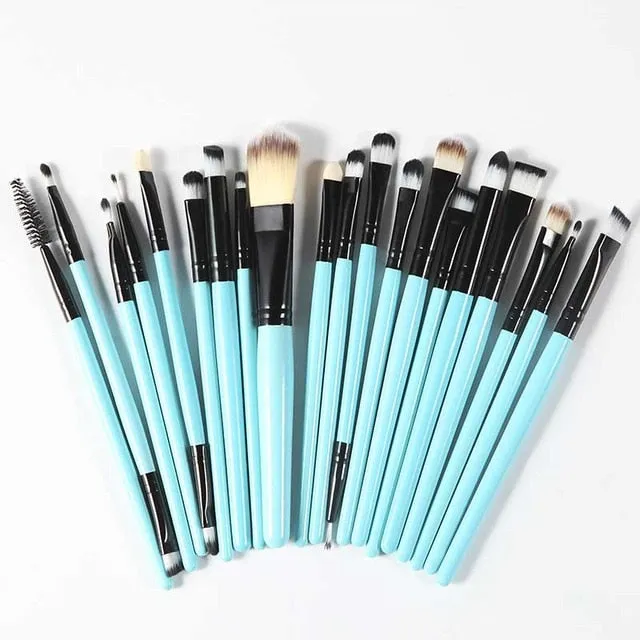 20 Pcs Soft Professional Makeup Brushes Set