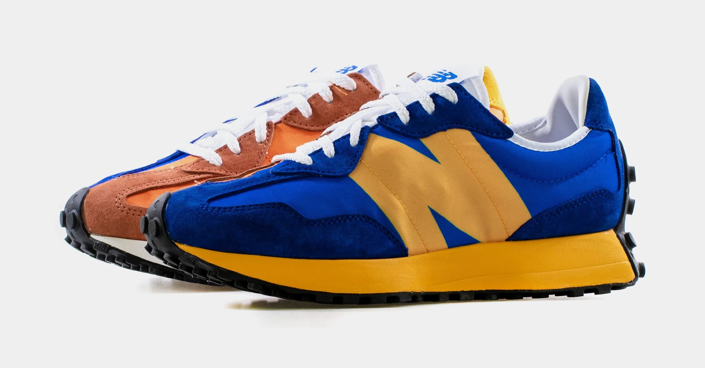 327 Mens Lifestyle Shoe (Blue/Yellow)