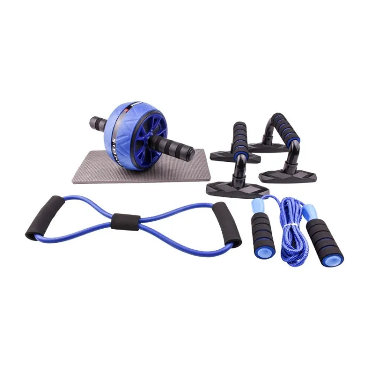 6 In 1 Abdominal Wheel Set Home Fitness Equipment Specifications:(Blue)