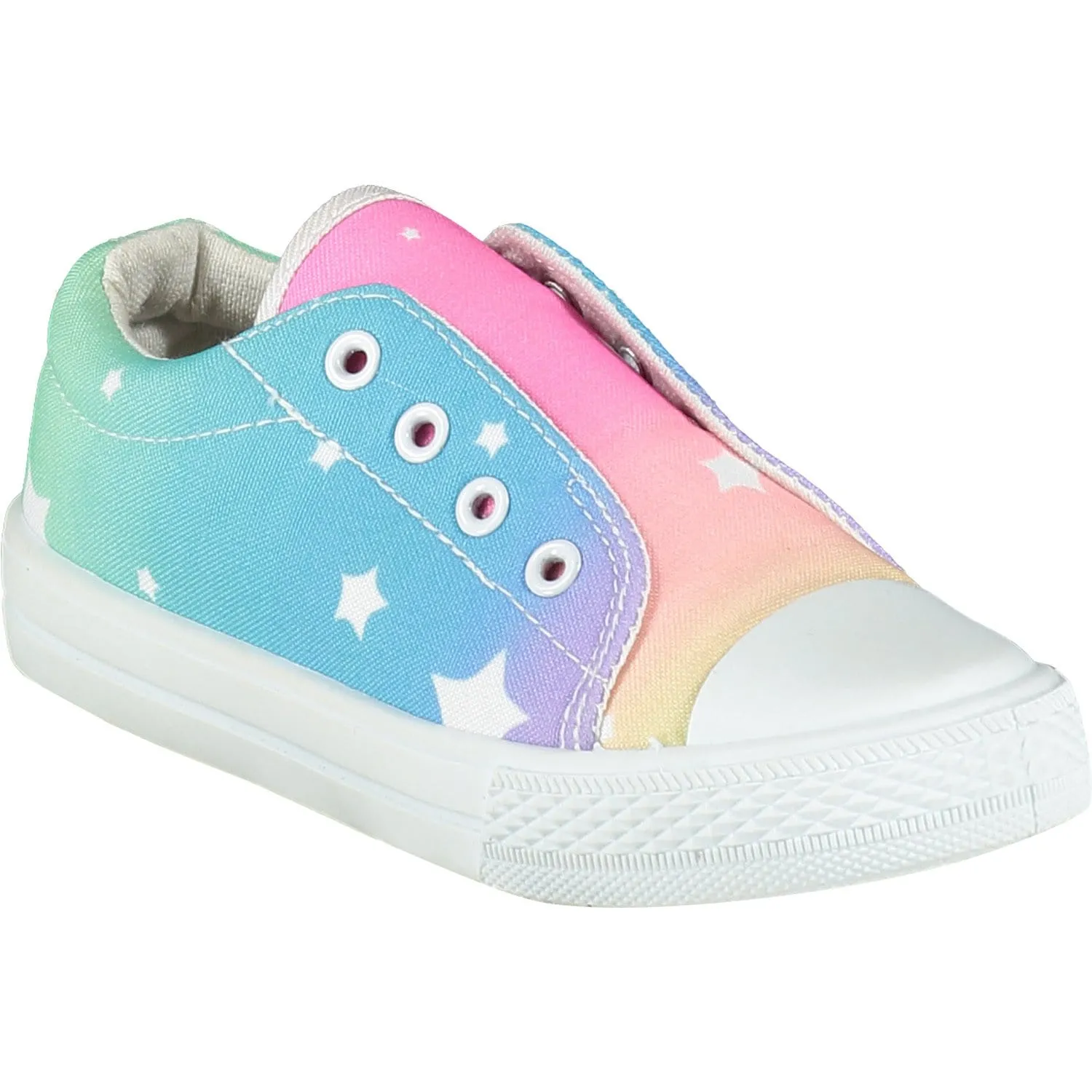 A DEE - Rainbow Slip On Trainers