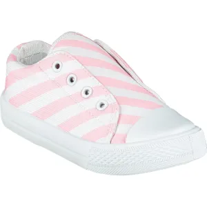 A DEE - Stripe Slip On Trainers - Pink