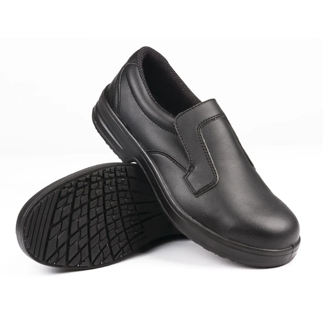 A845-40 Slipbuster Lite Slip On Safety Shoes Black 40