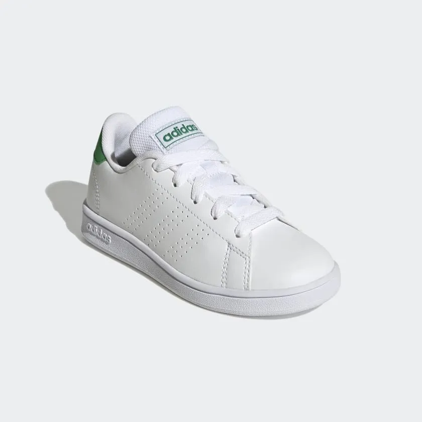 ADIDAS ADVANTAGE K -KIDS - GREEN/WHITE