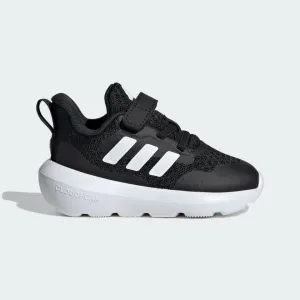 ADIDAS KID'S FORTARUN 2.0 BLACK/WHITE RUNNING SHOES