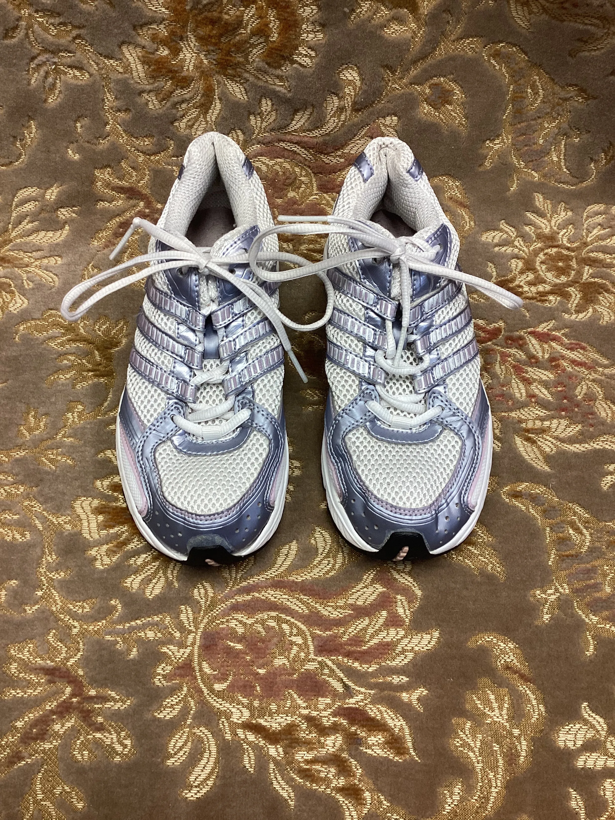 Adidas Lilac & White LiteStrike Eva Running Shoes Size 4