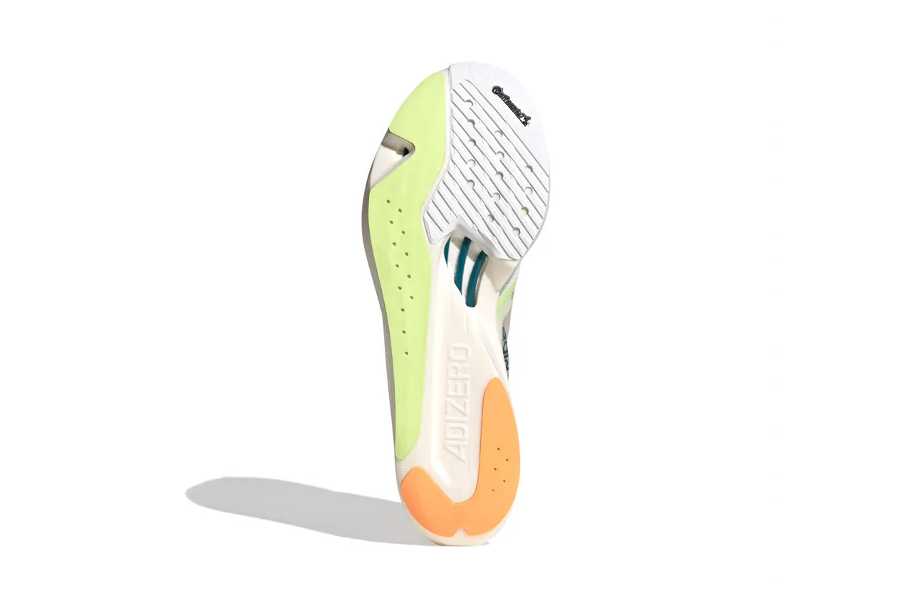 Adidas Mens adizero Takumi Sen 8 - White/Teal/Orange