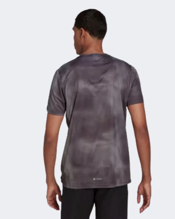 Adidas Own The Run Colorblock Men Running T-Shirt Grey/Black