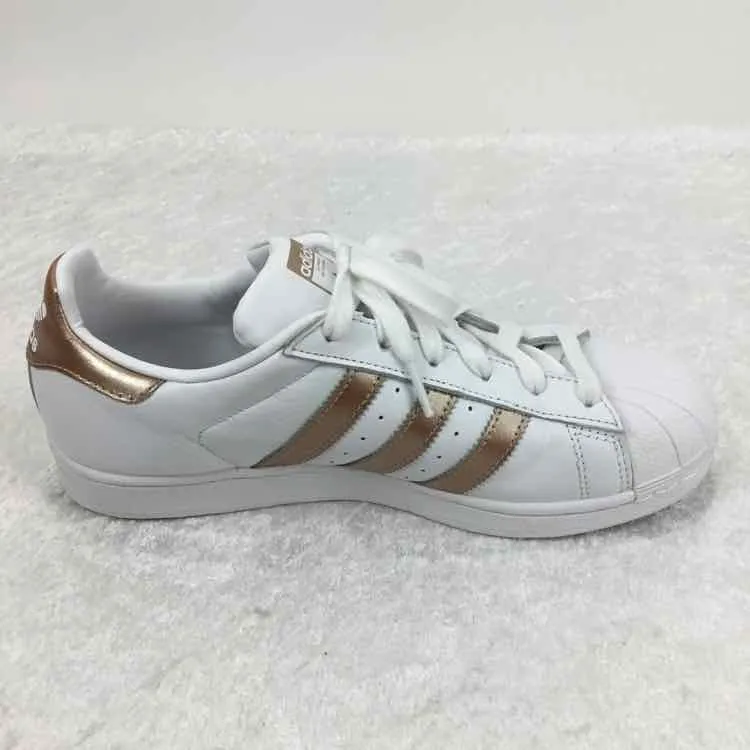 Adidas Women Size 8 White Lace Up Sneakers