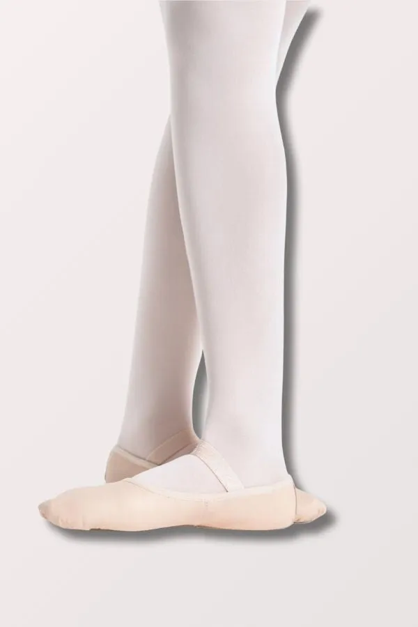 Adult Lily Full Sole Leather Ballet Shoes- Ballet Pink