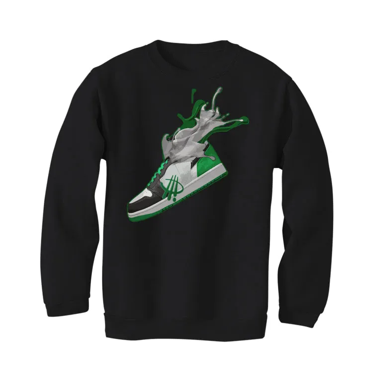 Air Jordan 1 High OG “Lucky Green” | illcurrency Black T-Shirt (SPLASH)