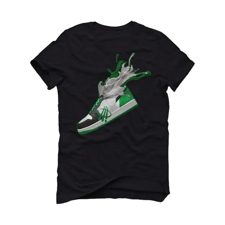 Air Jordan 1 High OG “Lucky Green” | illcurrency Black T-Shirt (SPLASH)