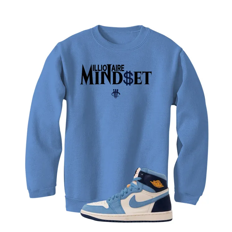 Air Jordan 1 High OG WMNS First in Flight Carolina Blue T-Shirt (Millionaire Mindset)| illcurrency