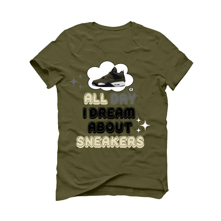 Air Jordan 4 SE Craft “Olive” | illcurrency Military Green T-Shirt (ALL A DREAM)