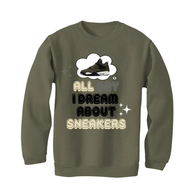 Air Jordan 4 SE Craft “Olive” | illcurrency Military Green T-Shirt (ALL A DREAM)