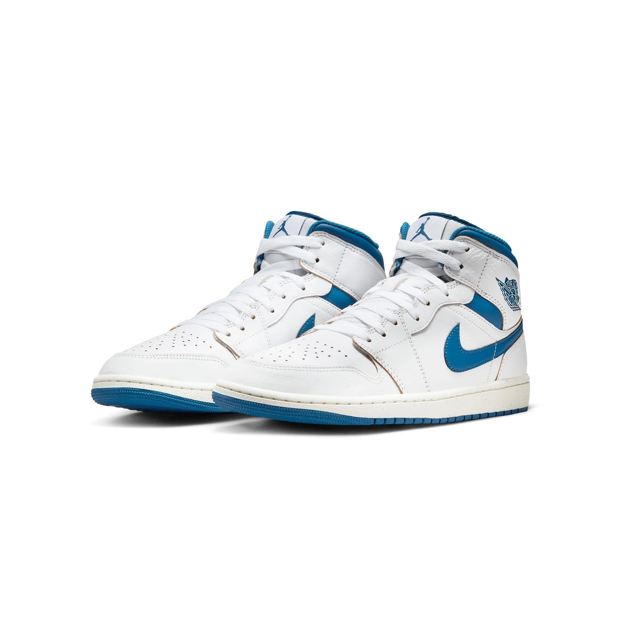 Air Jordan Mens 1 Mid SE "Industrial Blue" Shoes