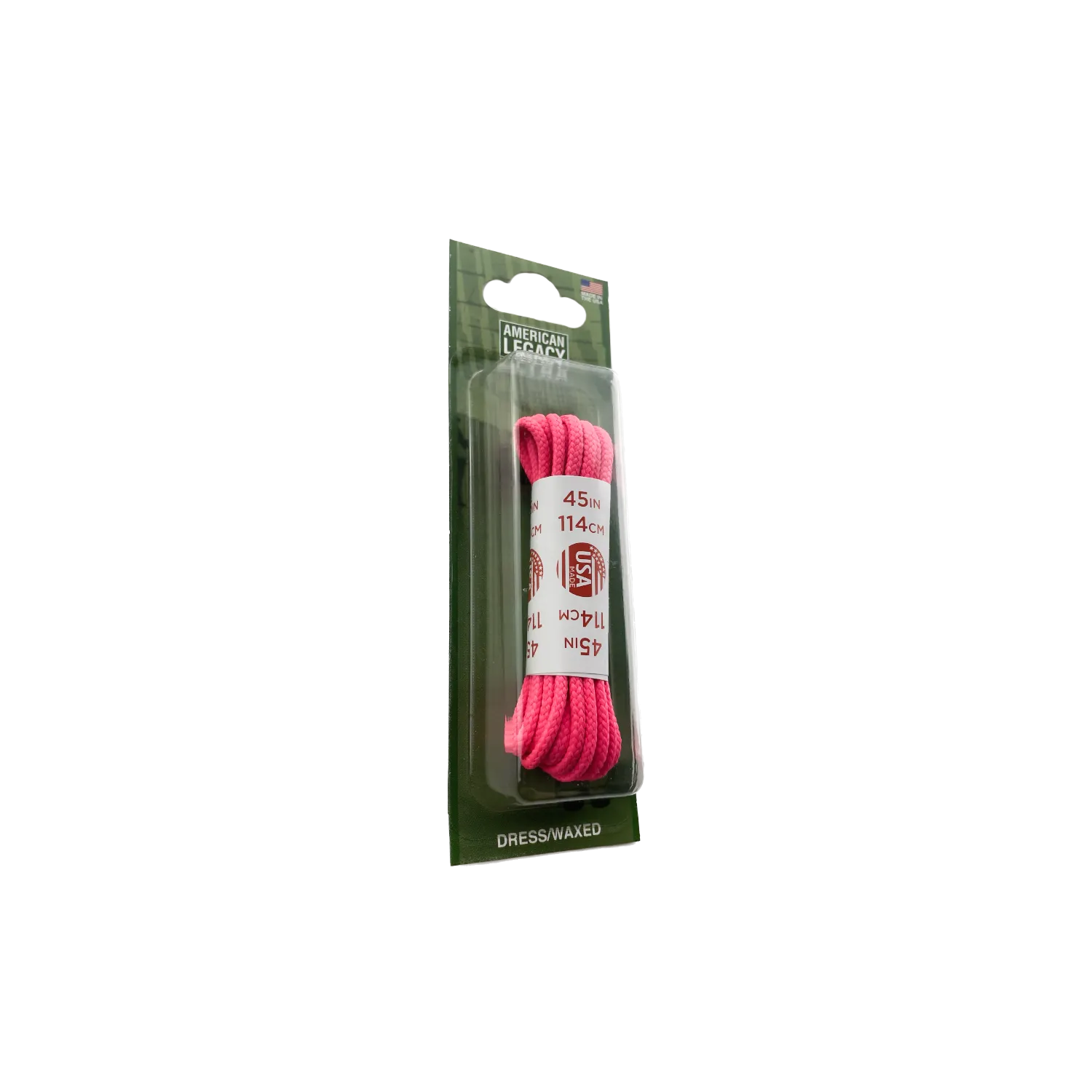 American Legacy ® Ultra Waxed Casual Dress Laces | Neon Pink