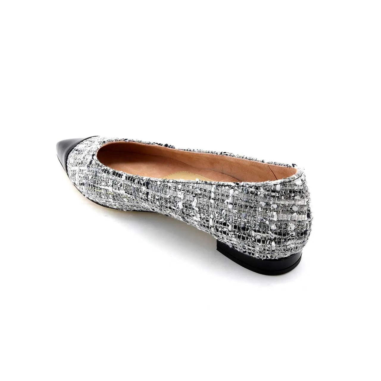 [Archive - Limited Edition] Gray Tweed Cap Toe Flat