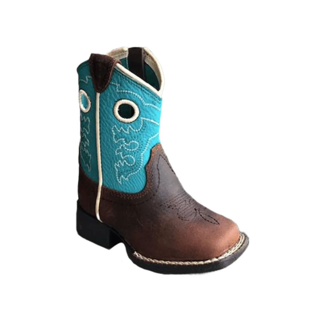 Ariat M&F Kid's  Lil' Stompers Crossfire Turquoise Boot