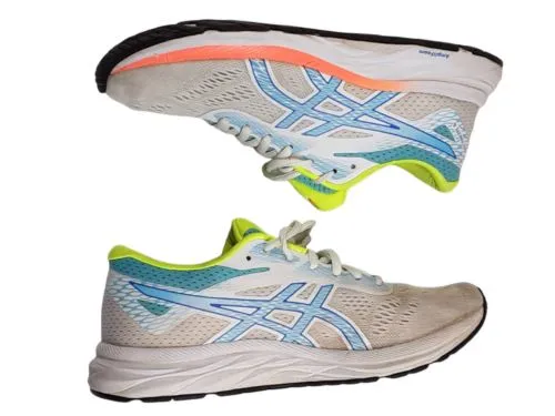 Asics Gel Excite 6 SP White Blue Running Shoes Women's (Size: 9.5) 1012A507