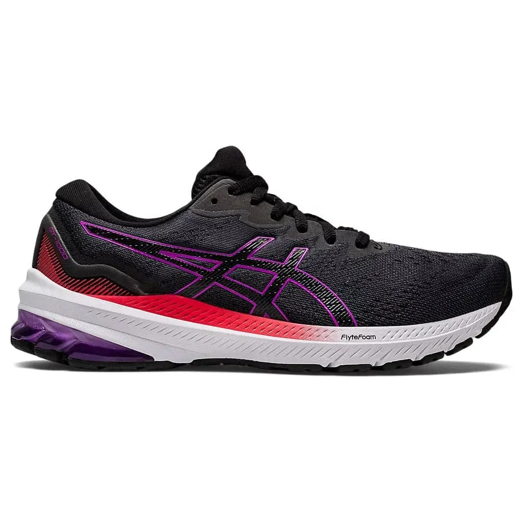 Asics GT-1000 11 Womens Fit Black Orchid Wide Fit (D)