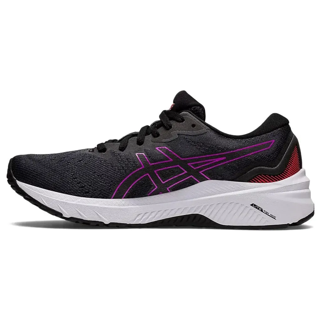 Asics GT-1000 11 Womens Fit Black Orchid Wide Fit (D)