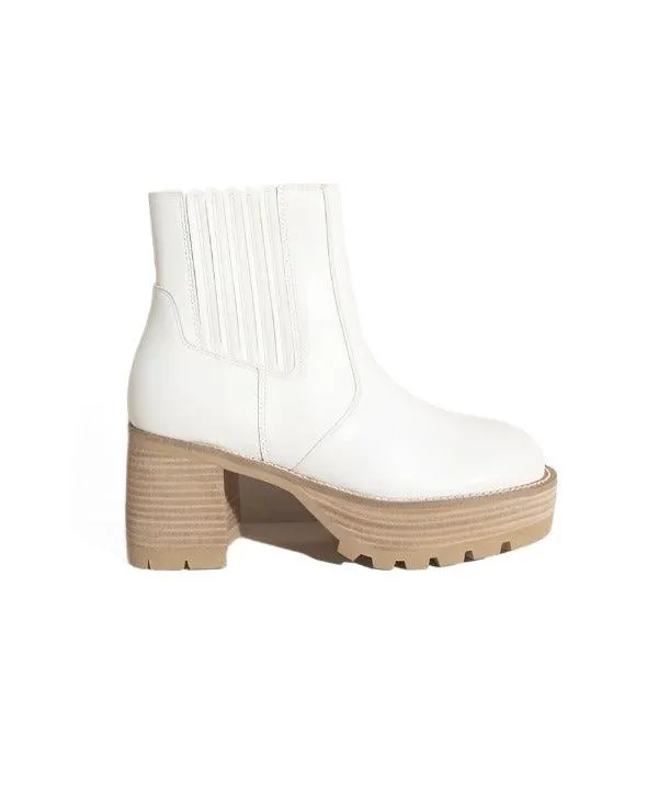 Aubrey   Platform Paneled Boots