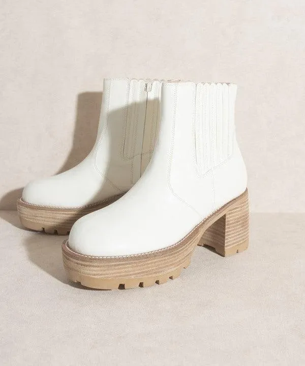 Aubrey   Platform Paneled Boots