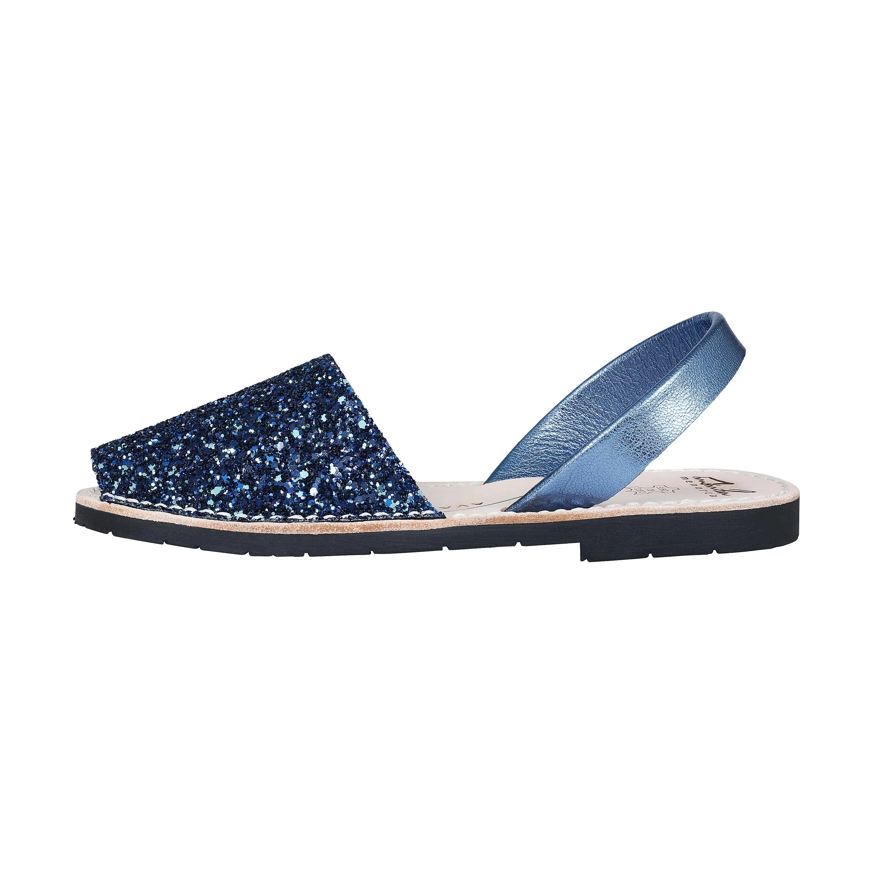 Avarcas Ladies Sapphire Glitter Shoe - Sapphire Glitter