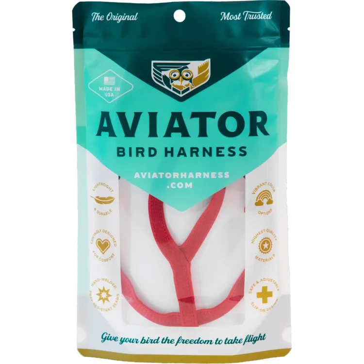 Aviator Harness Large Red