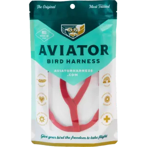 Aviator Harness Medium Red