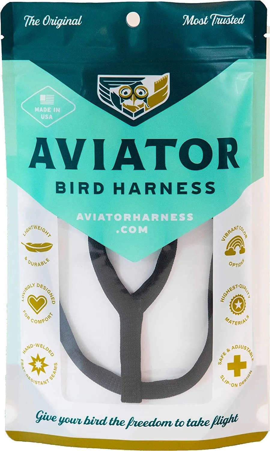 Aviator Harness Mini Black