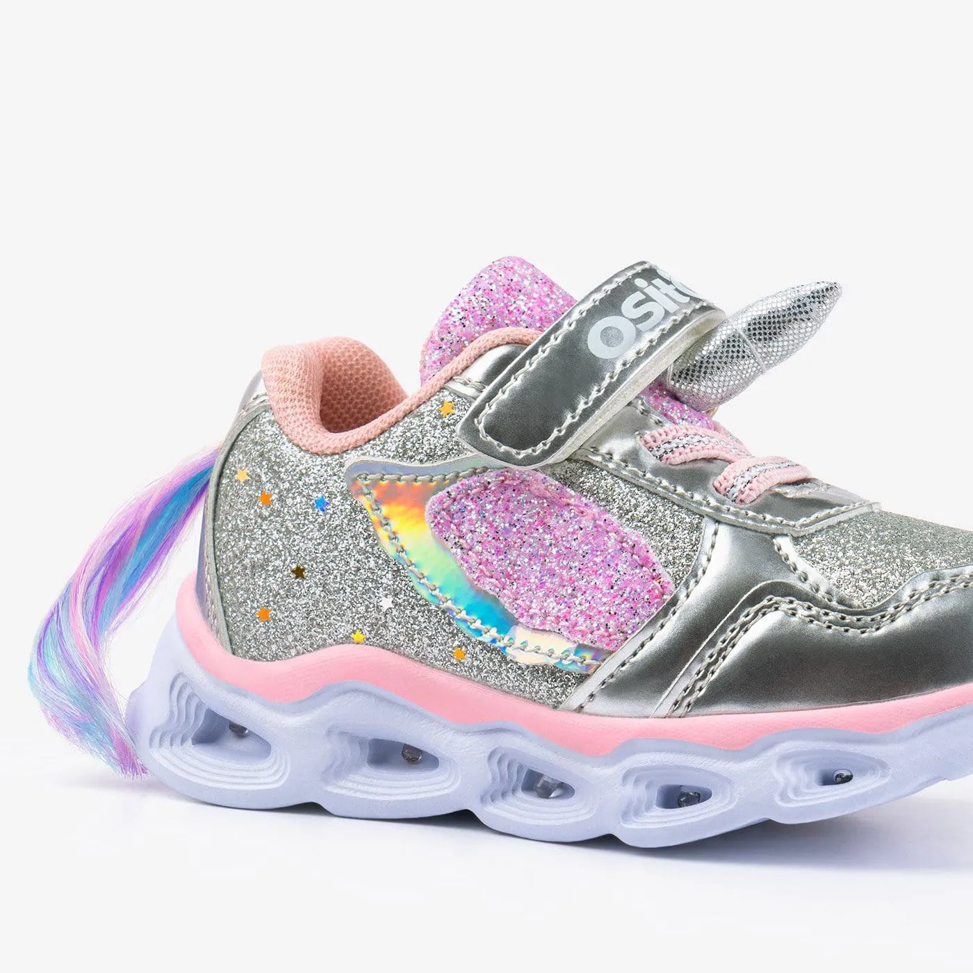 Baby's Unicorn Sneakers with Lights