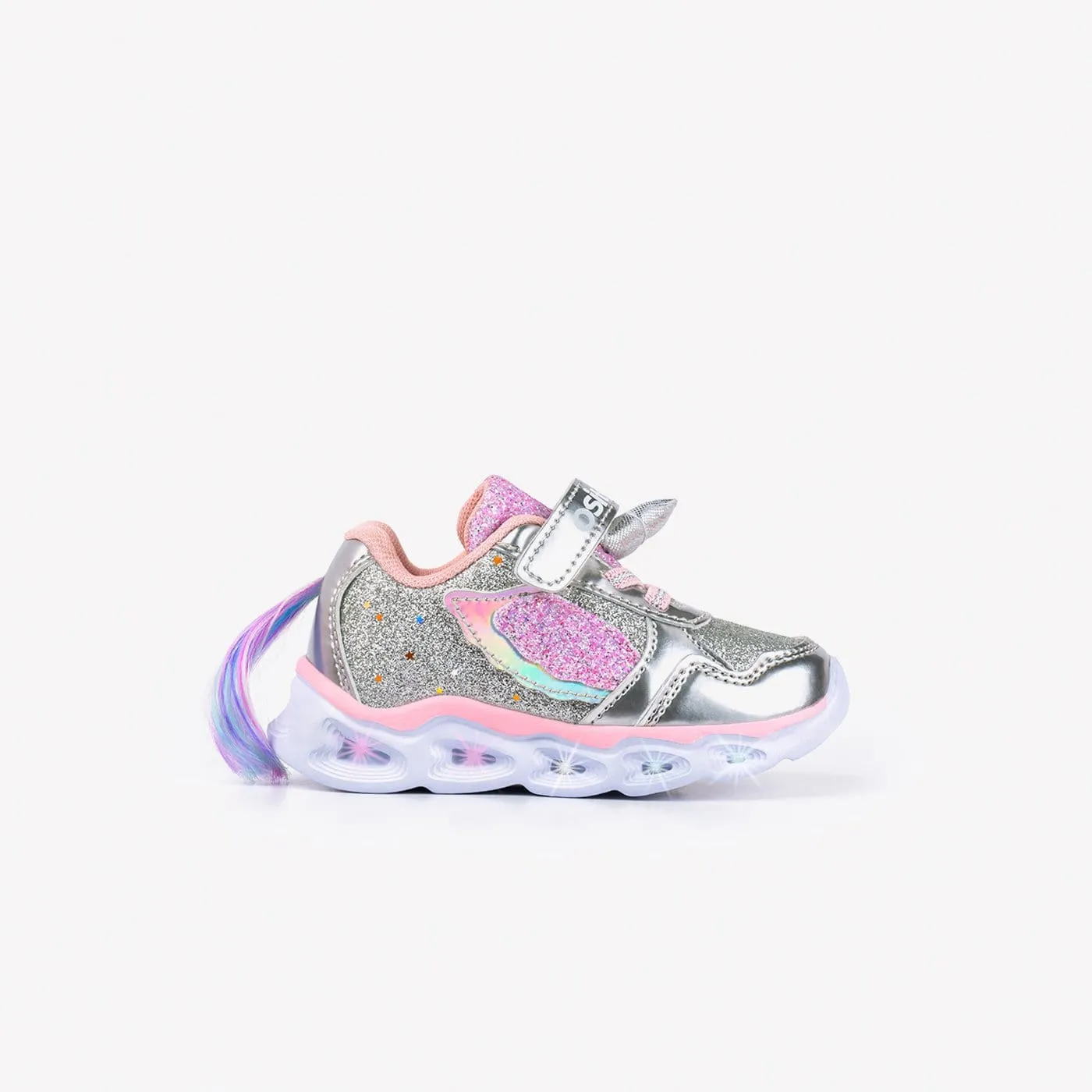 Baby's Unicorn Sneakers with Lights