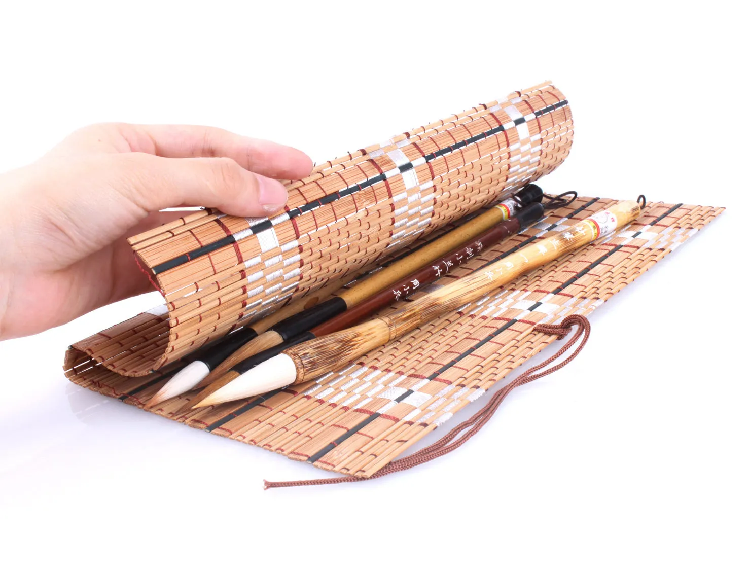 Bamboo Brush Wrap - Protective Brush Holder