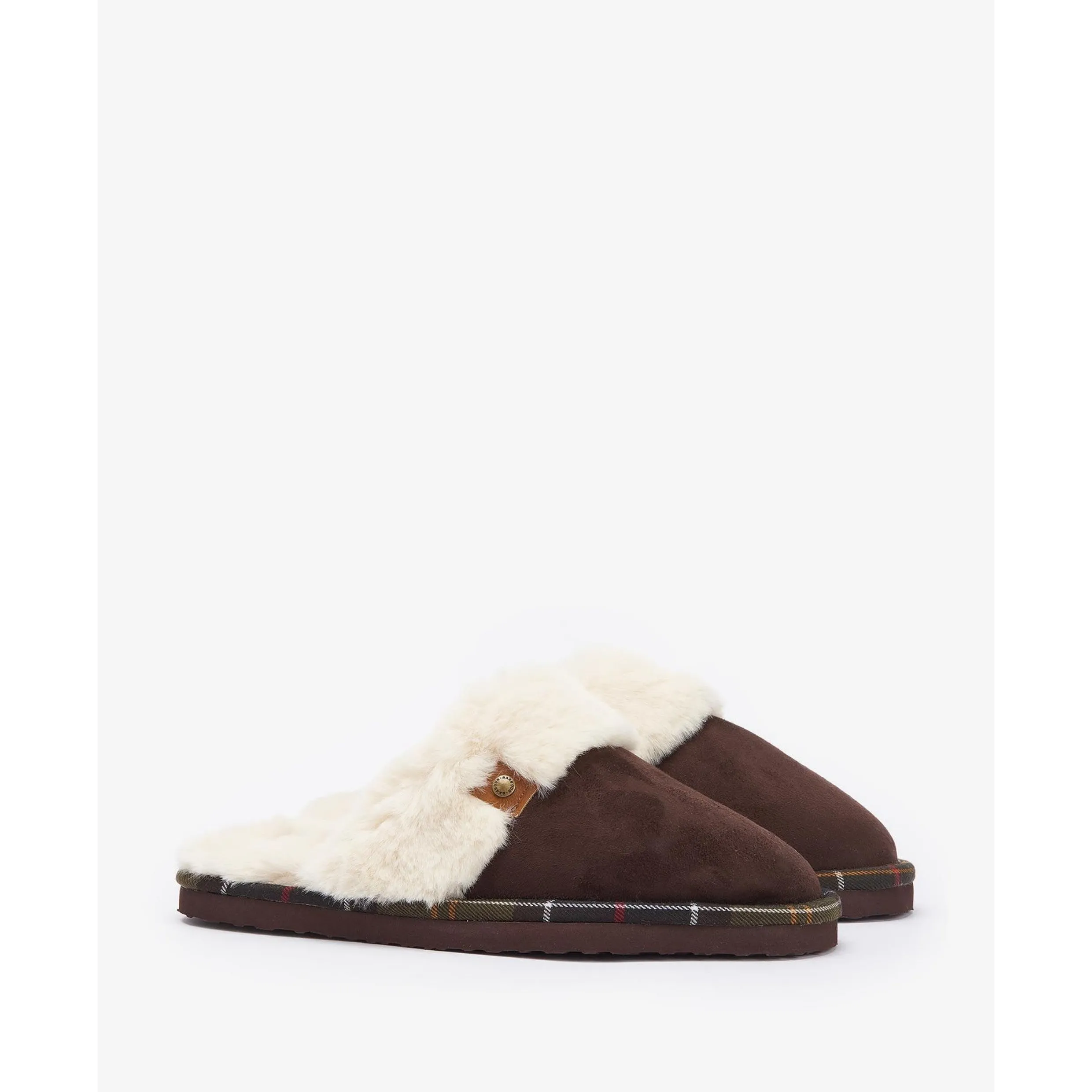 Barbour Claudia Mule Slipper in Brown LSL0033BR92