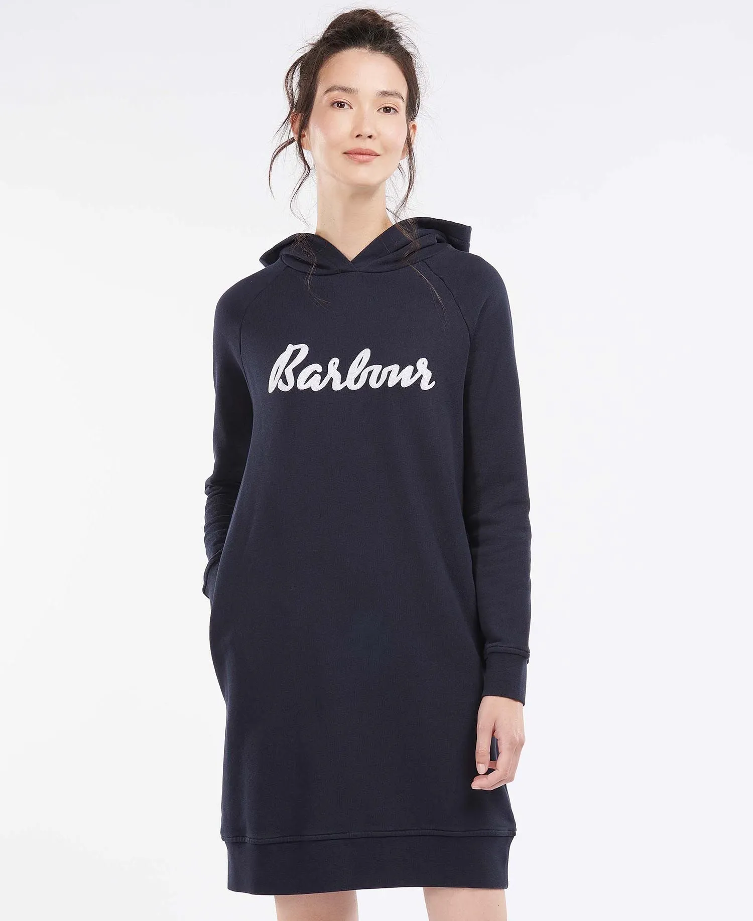 Barbour Otterburn Hoodie Dress - Navy