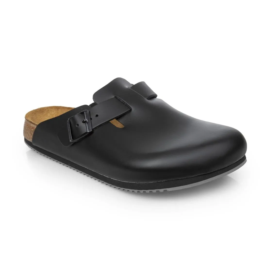 BB129-36 Birkenstock Super Grip Professional Boston Clogs Black 36