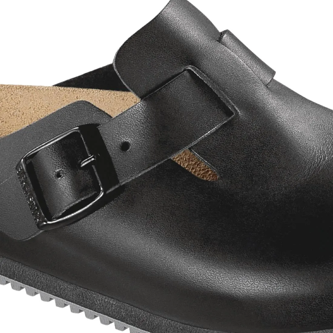 BB129-36 Birkenstock Super Grip Professional Boston Clogs Black 36