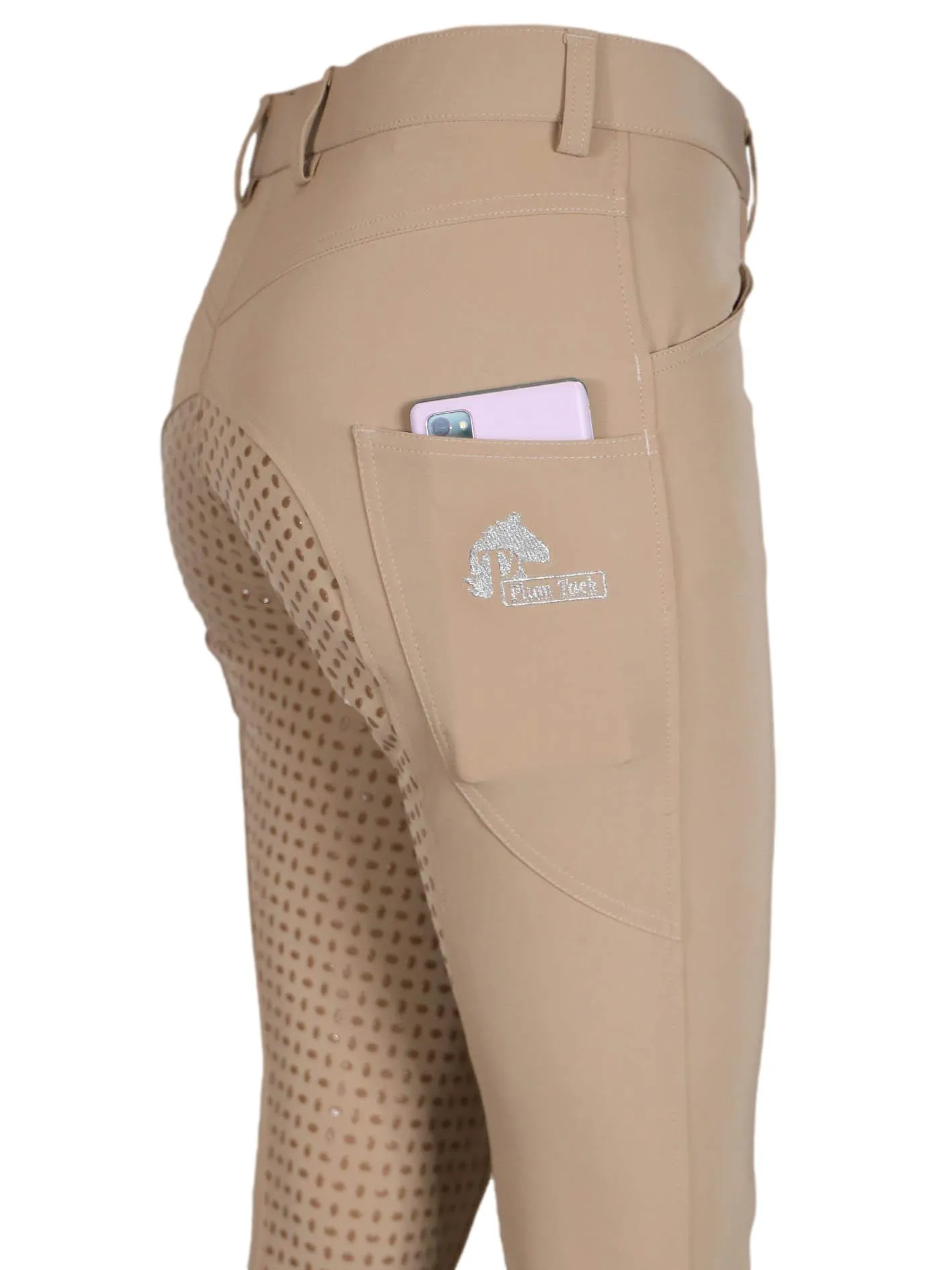 Beige CoolMax Competition Breeches with or without silicone seat