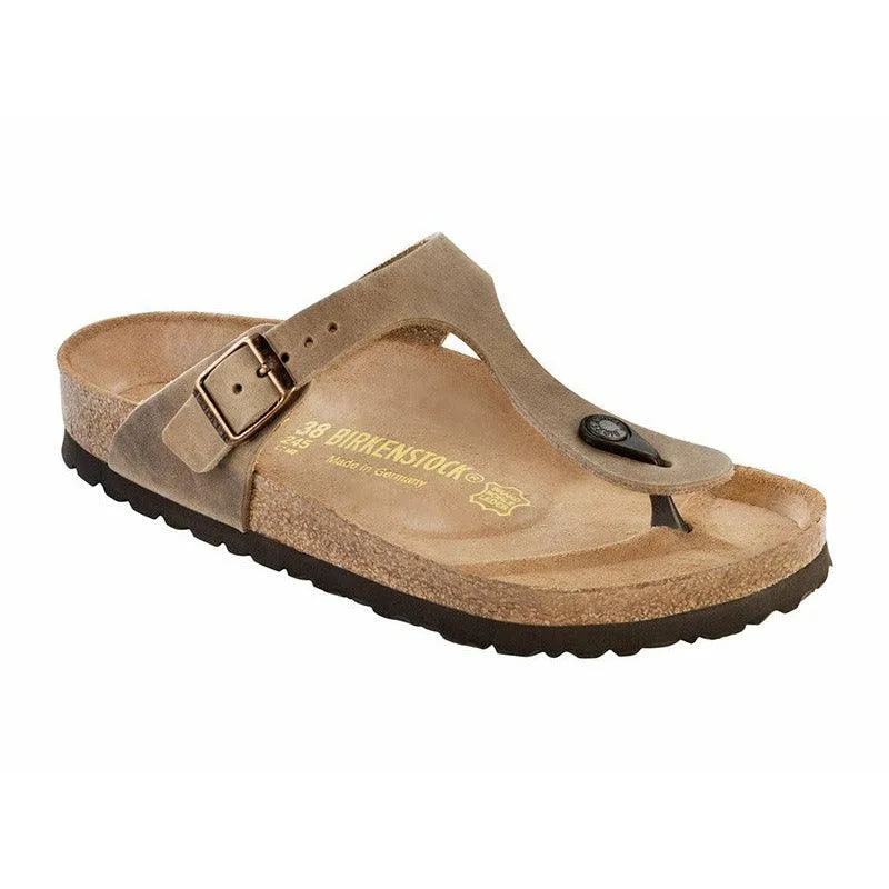 Birkenstock Gizeh Tabacco Oiled Leather (Regular)