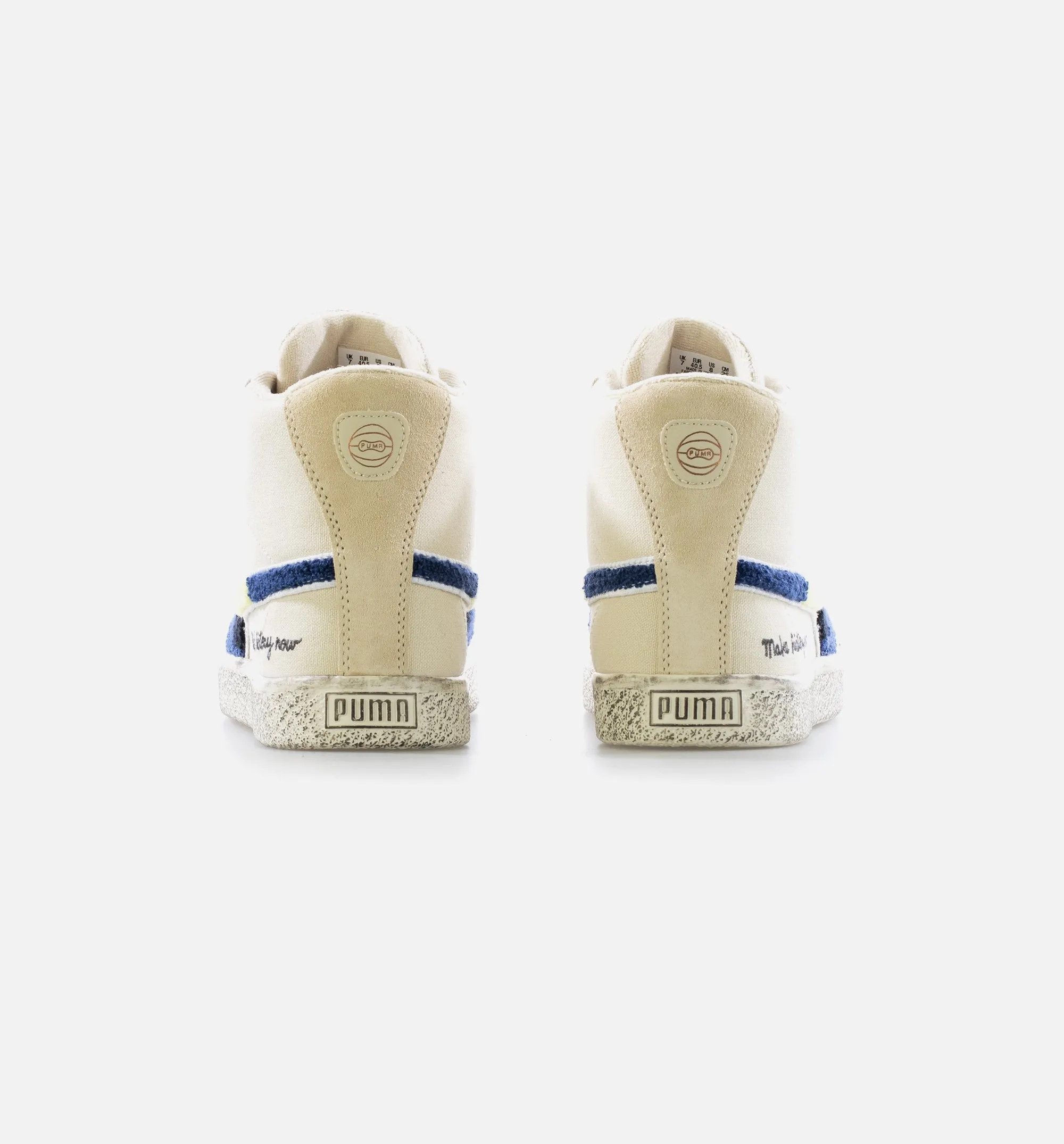 Black Fives X Clyde Mid Creme Brulee Mens Lifestyle Shoe - Sand/Blue