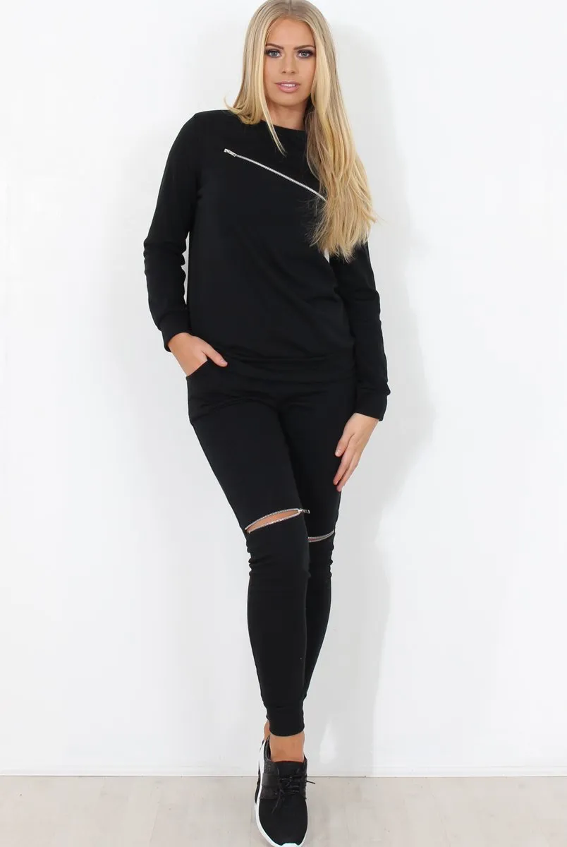 Black Loungewear Set - Khloe