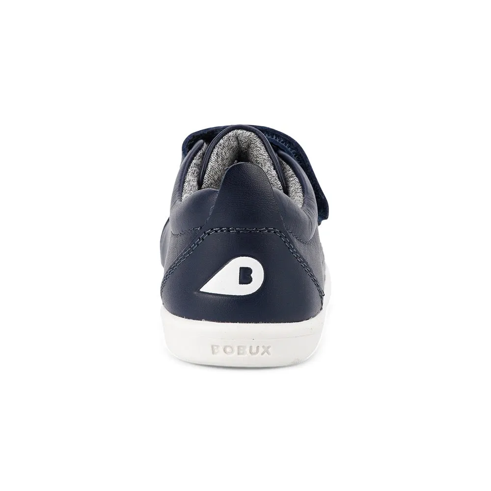 Bobux Grass Court Navy Velcro Kids Shoes