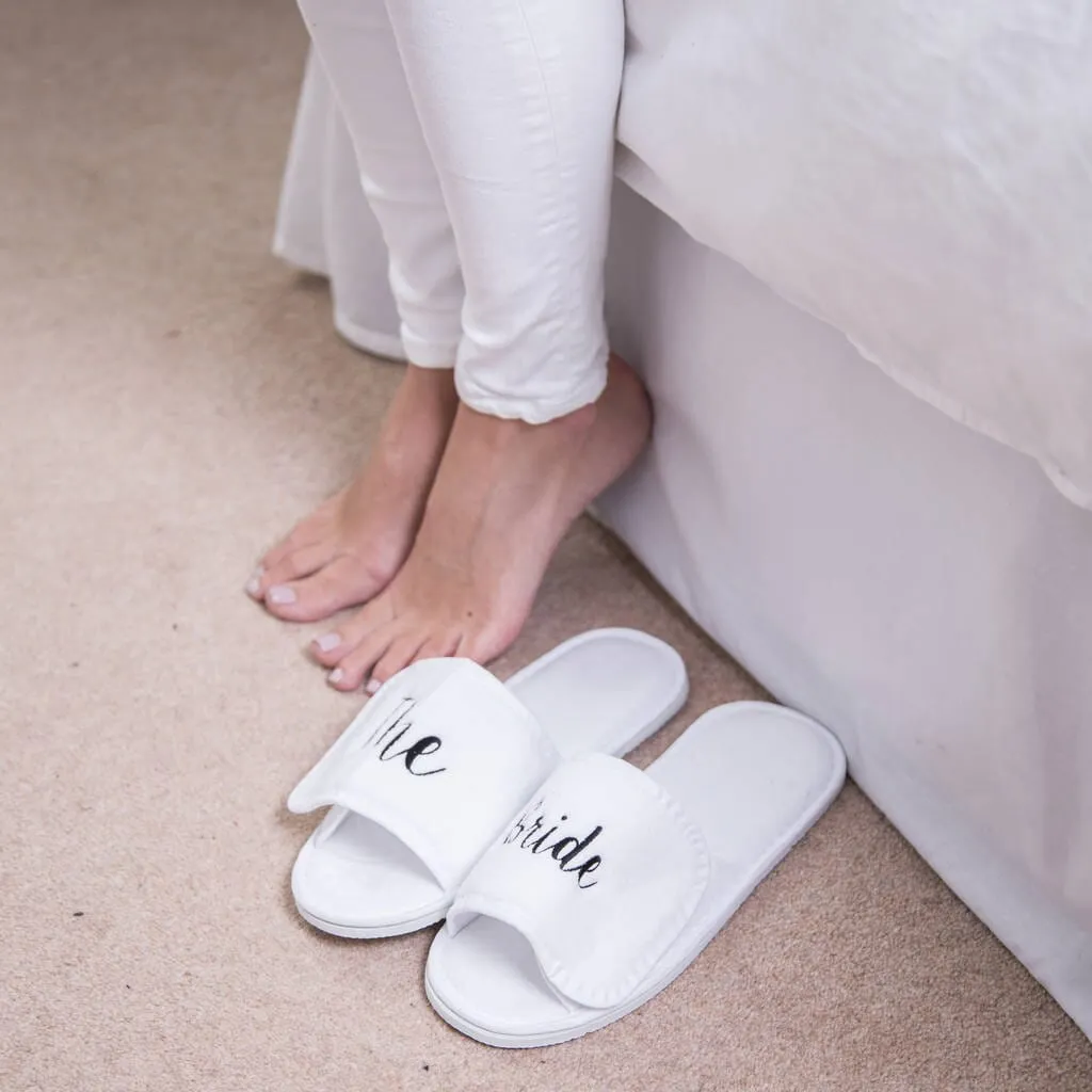 Bridal Party Adjustable Hen Party Wedding Slippers