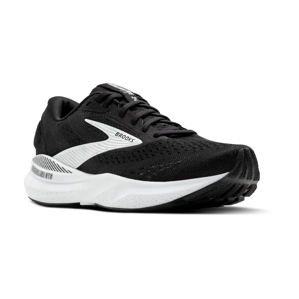 Brooks Men's Adrenaline GTS 24 2E Width Black/White